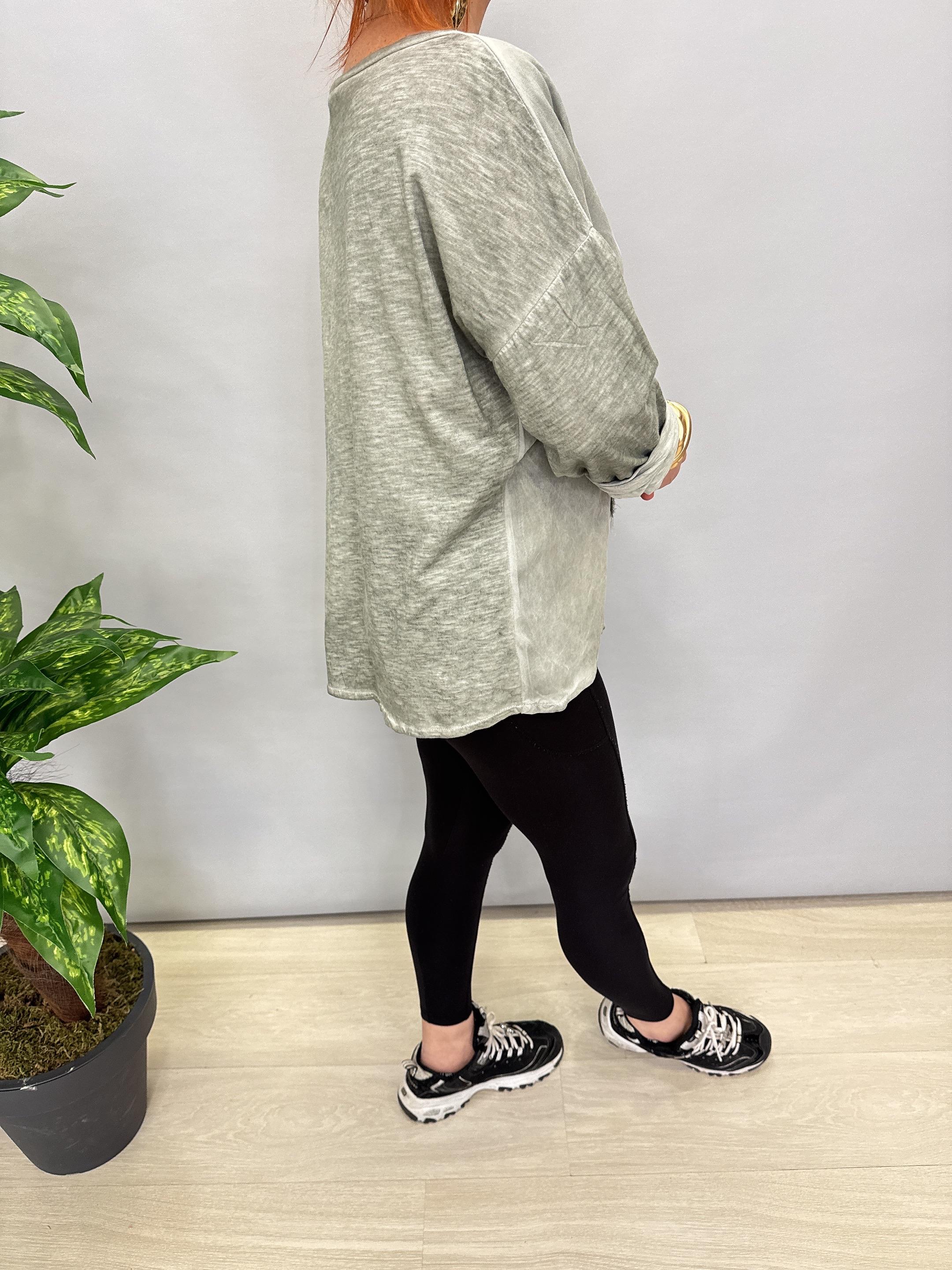 MNS 41728 İTALYAN BLUZ HAKİ YEŞİL