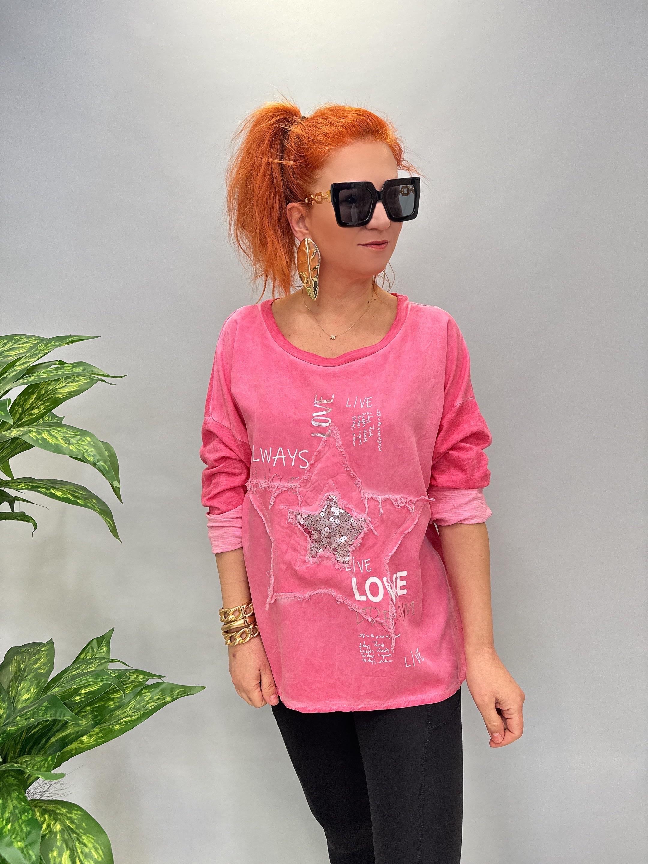 MNS 41728 İTALYAN BLUZ PEMBE