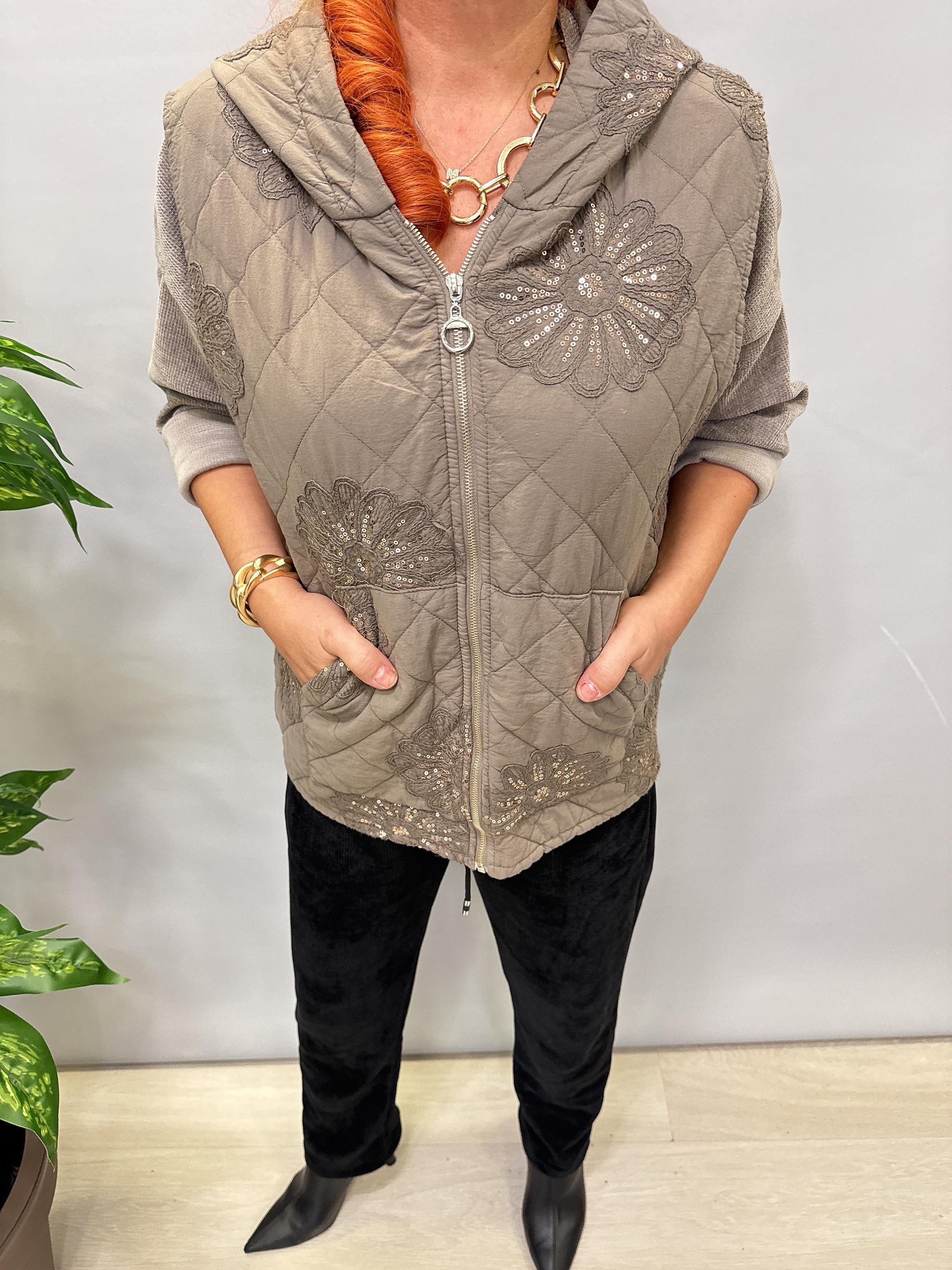 5285 Italyan Payet Detay Yelek 