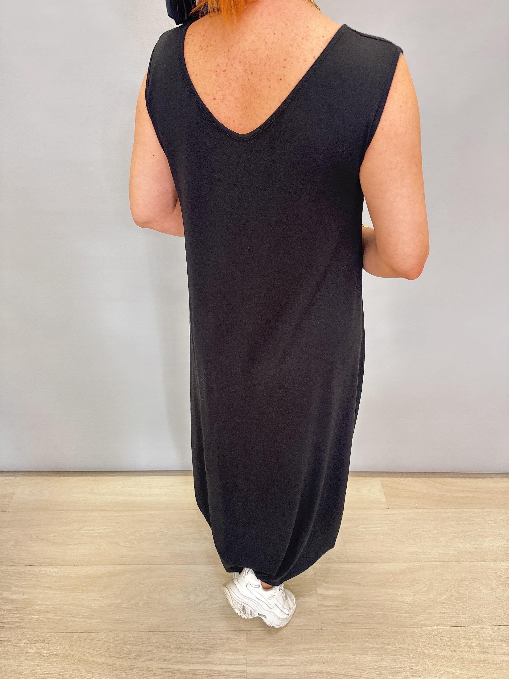 6012 ÖZEL TASARIM ELBİSE SİYAH 