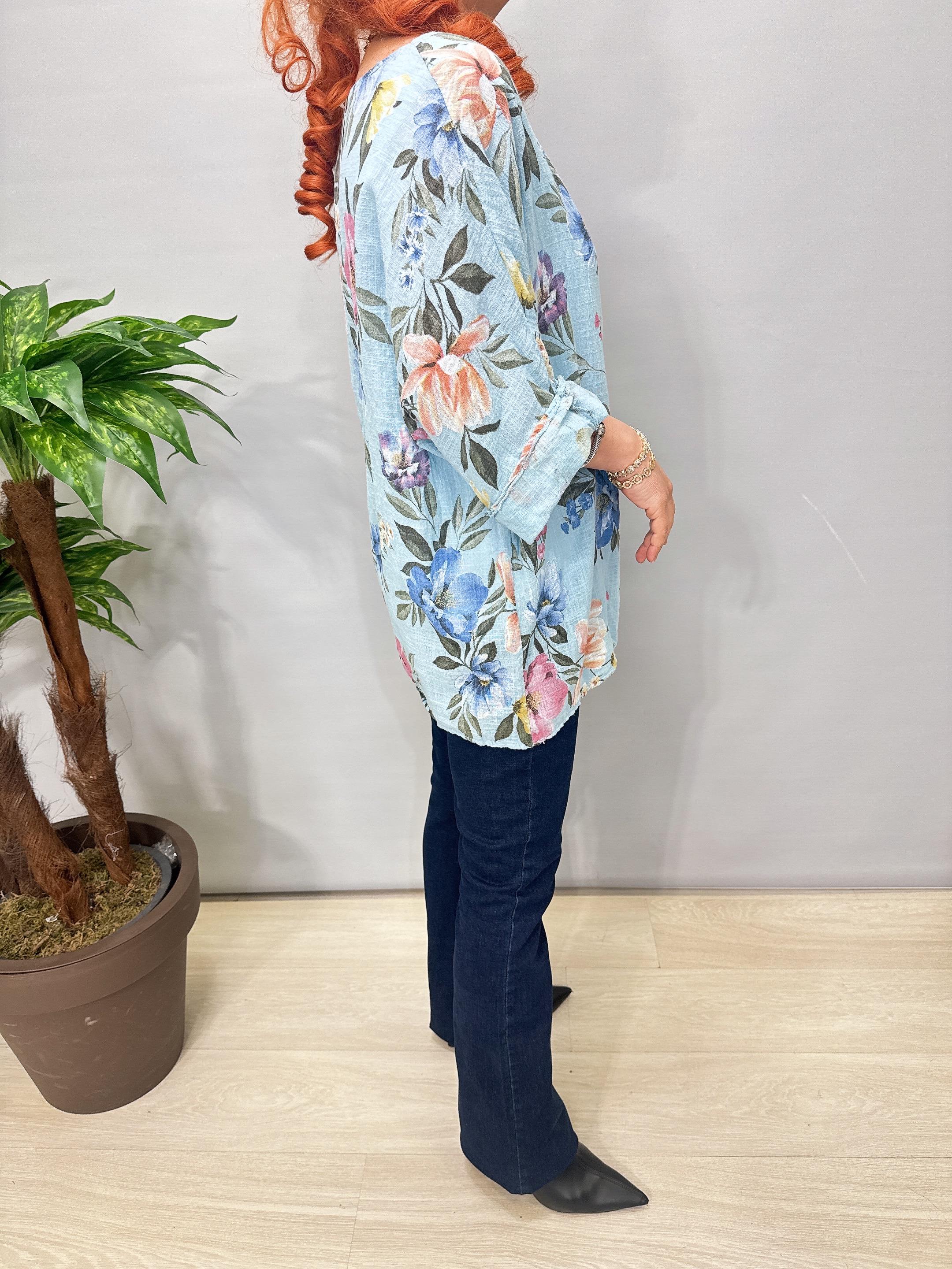 6528 Italyan Pamuklu Bluz 