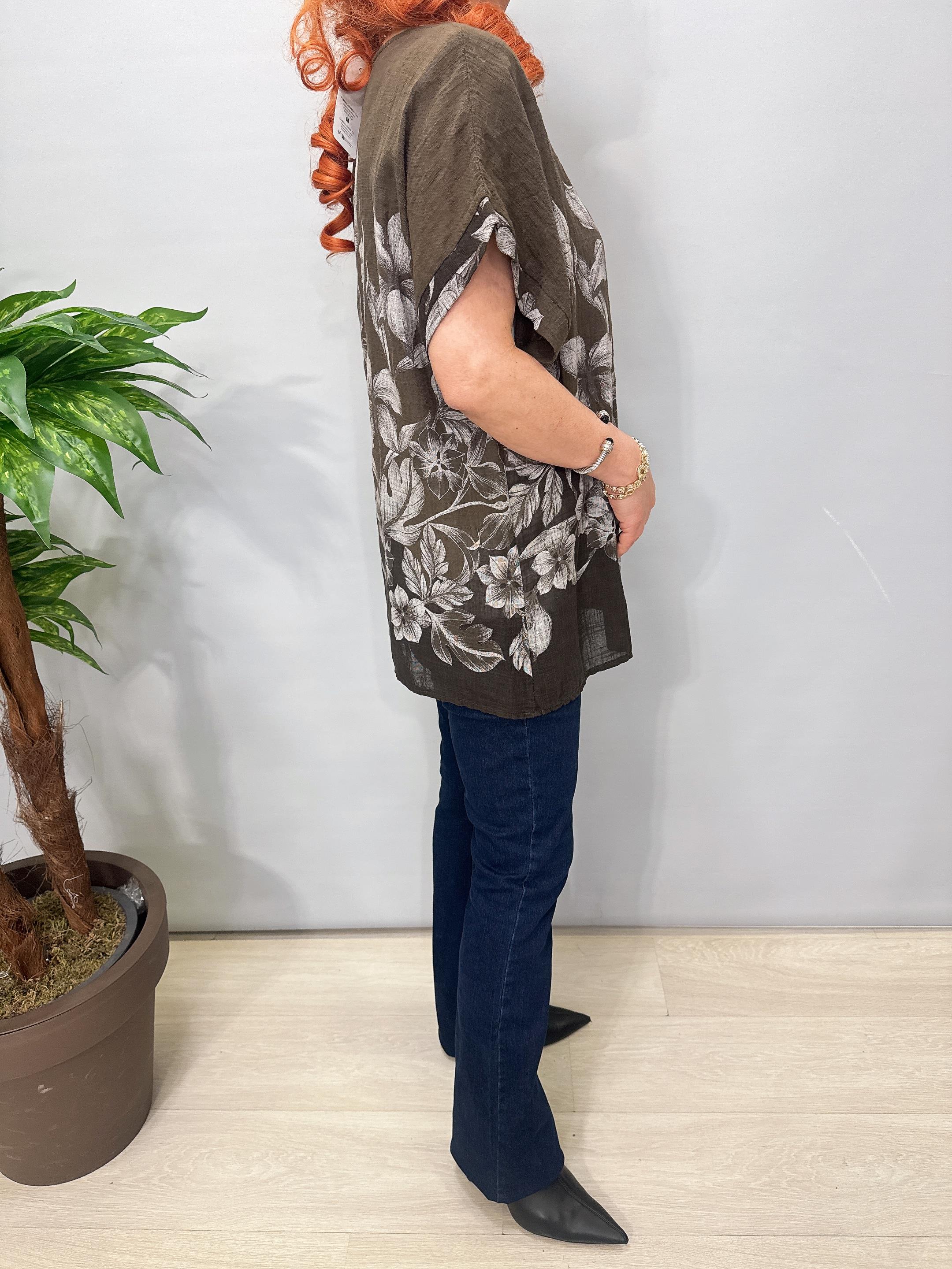 6528 Italyan Pamuklu Bluz 