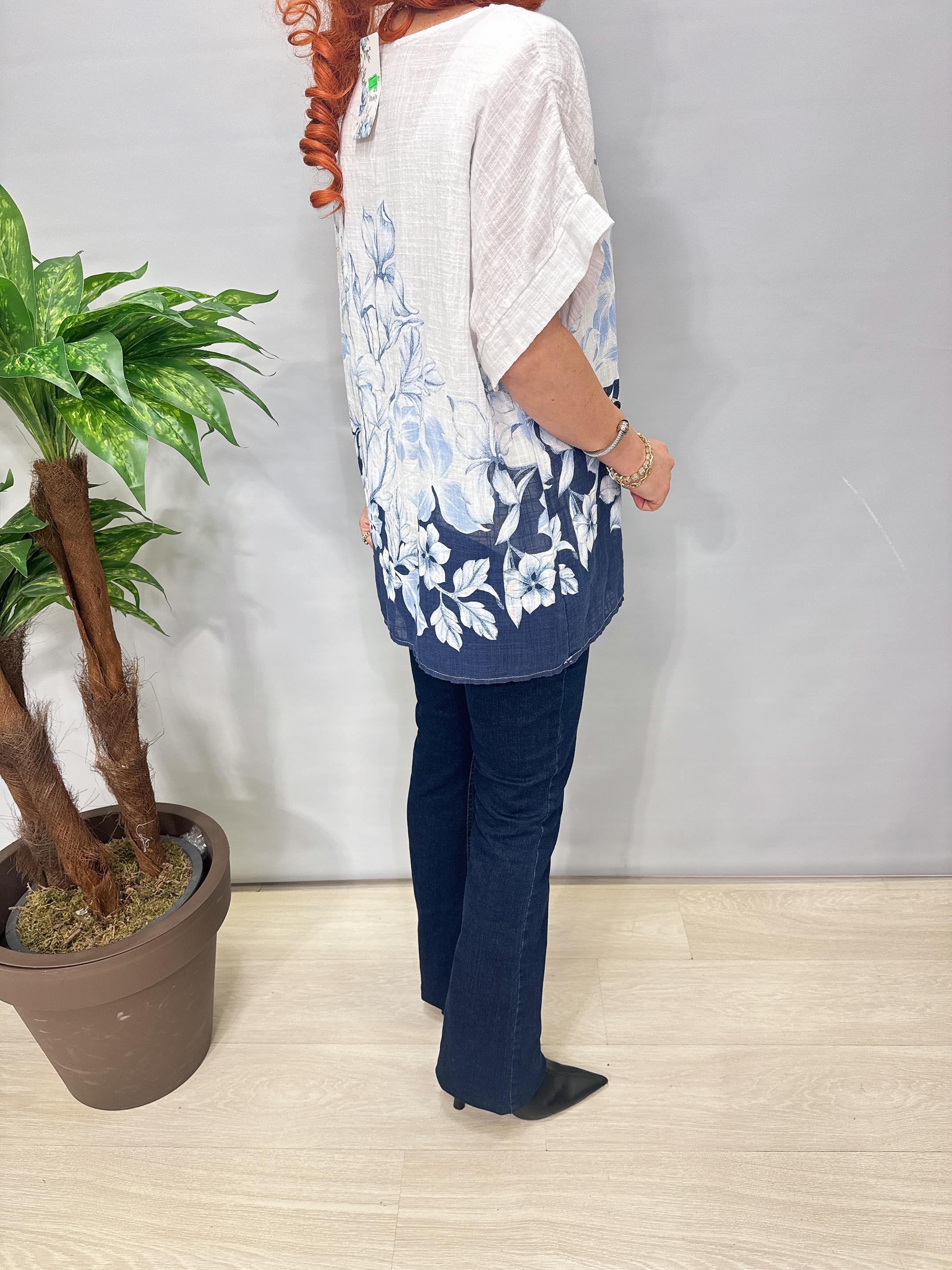 6528 Italyan Pamuklu Bluz 