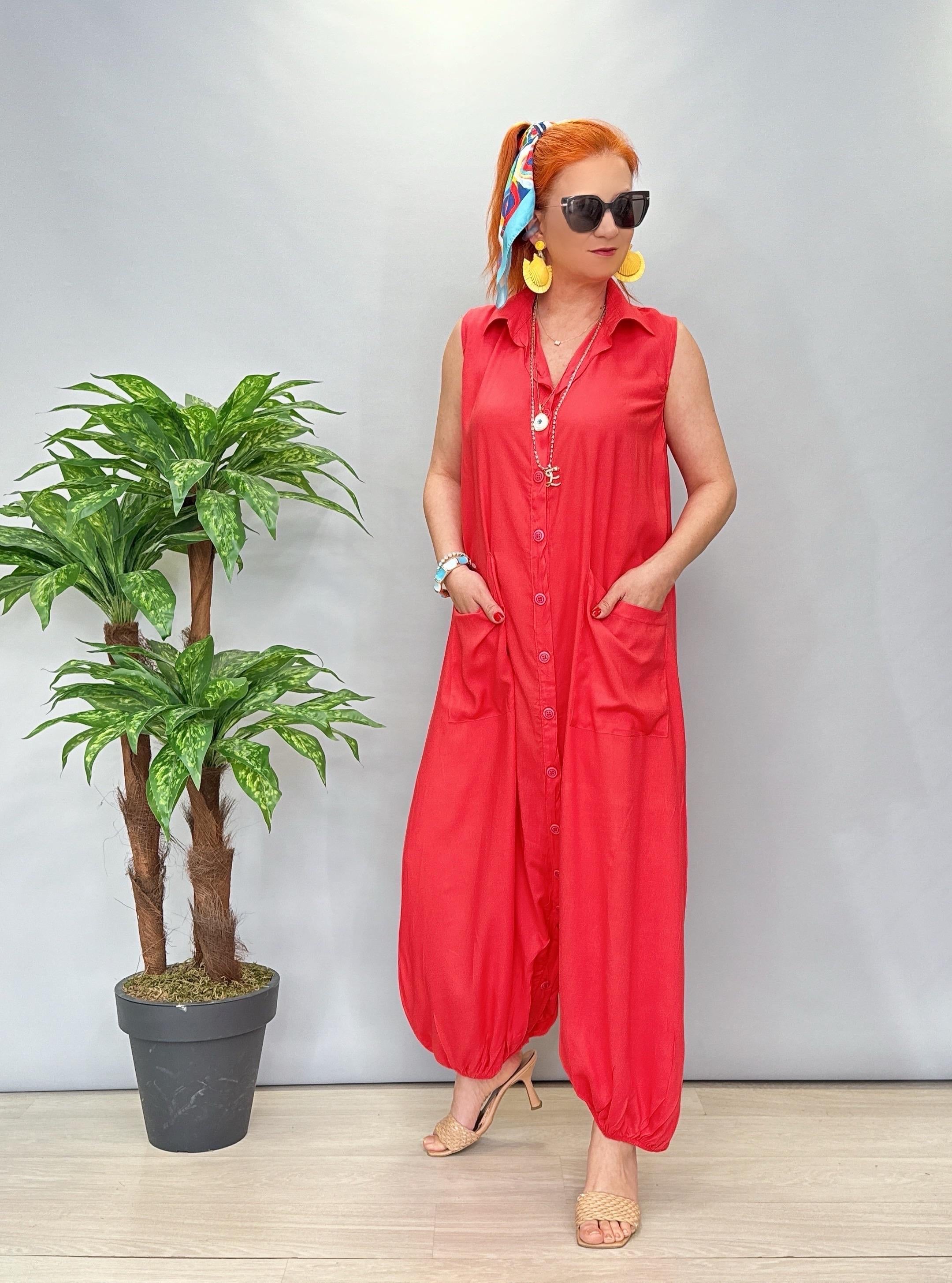 6632 Pamuklu Tulum/Elbise Yavruağzı