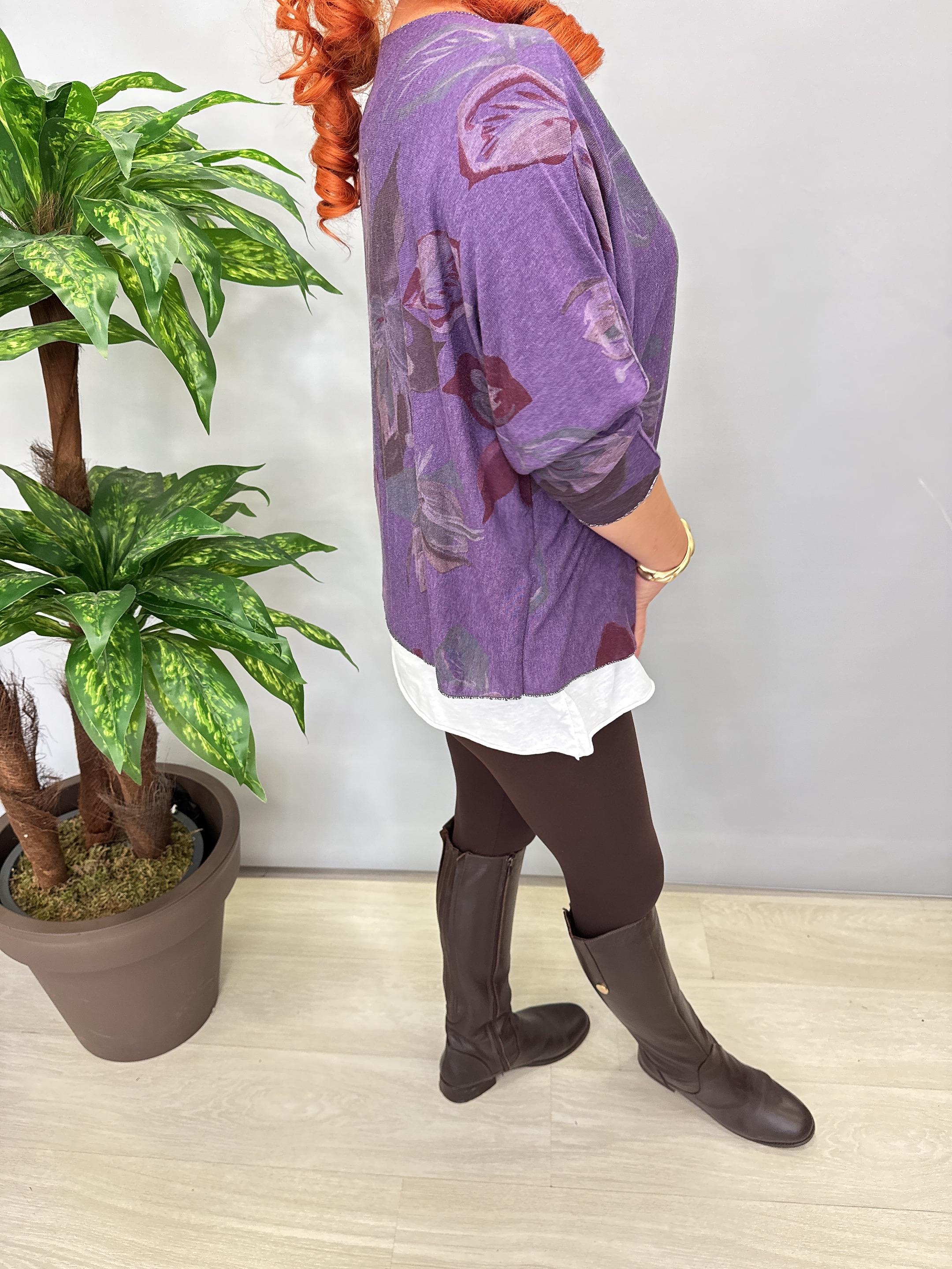 8522 Italyan Bluz (KOLYE HEDİYELİ)