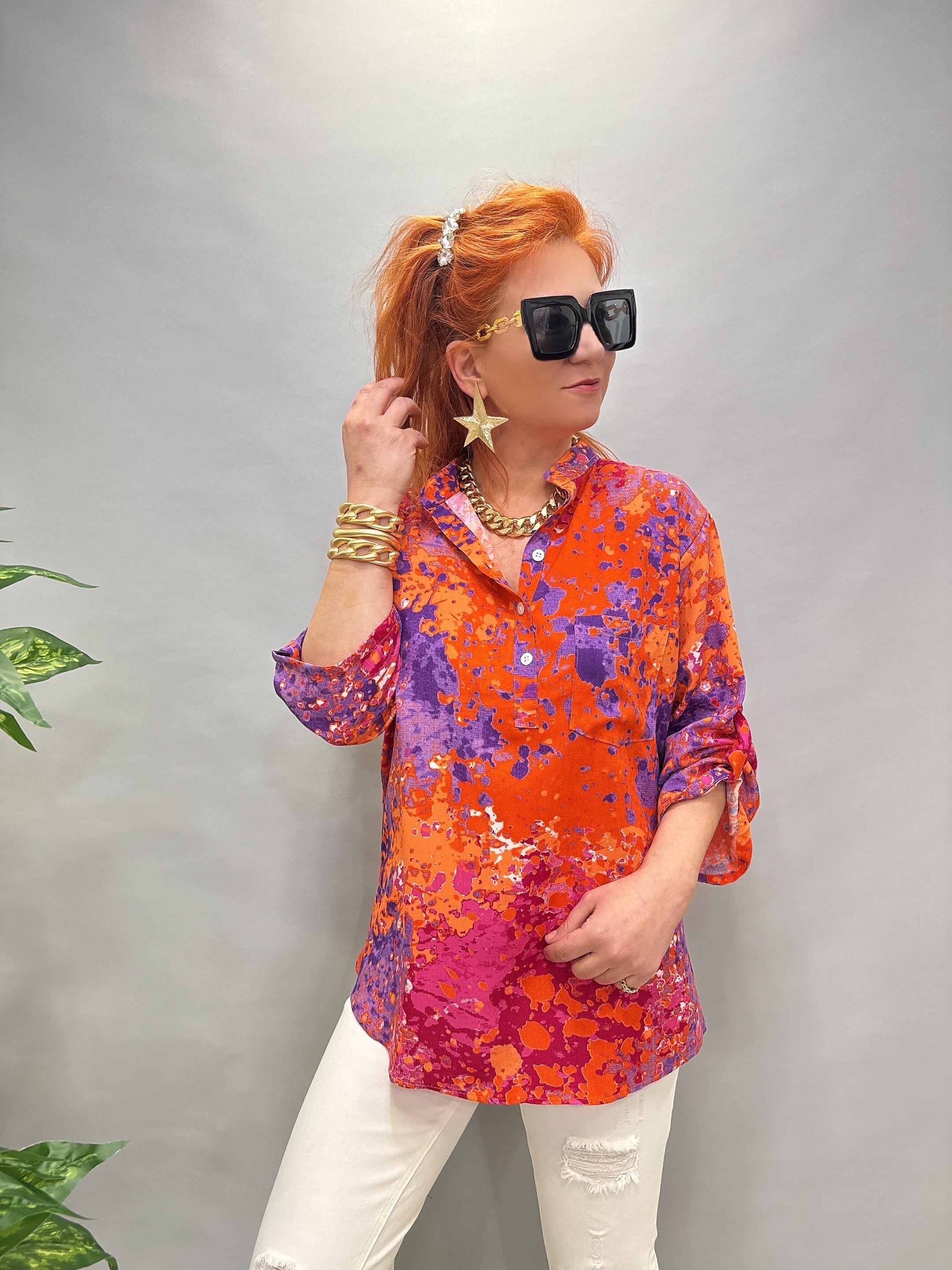 MNS 8790 PAMUKLU VİSKON BLUZ