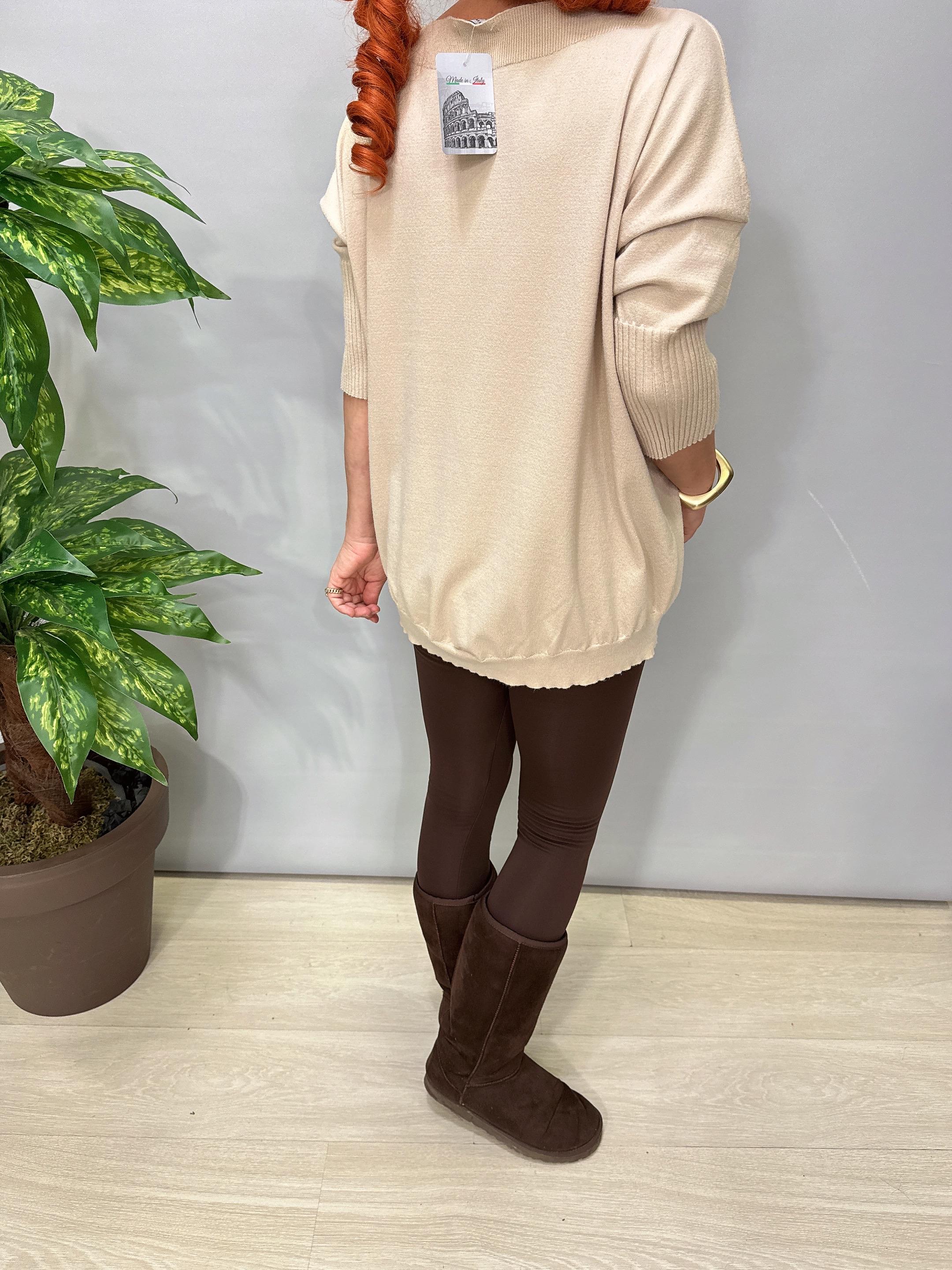 8865 Angora Triko Bluz Taş