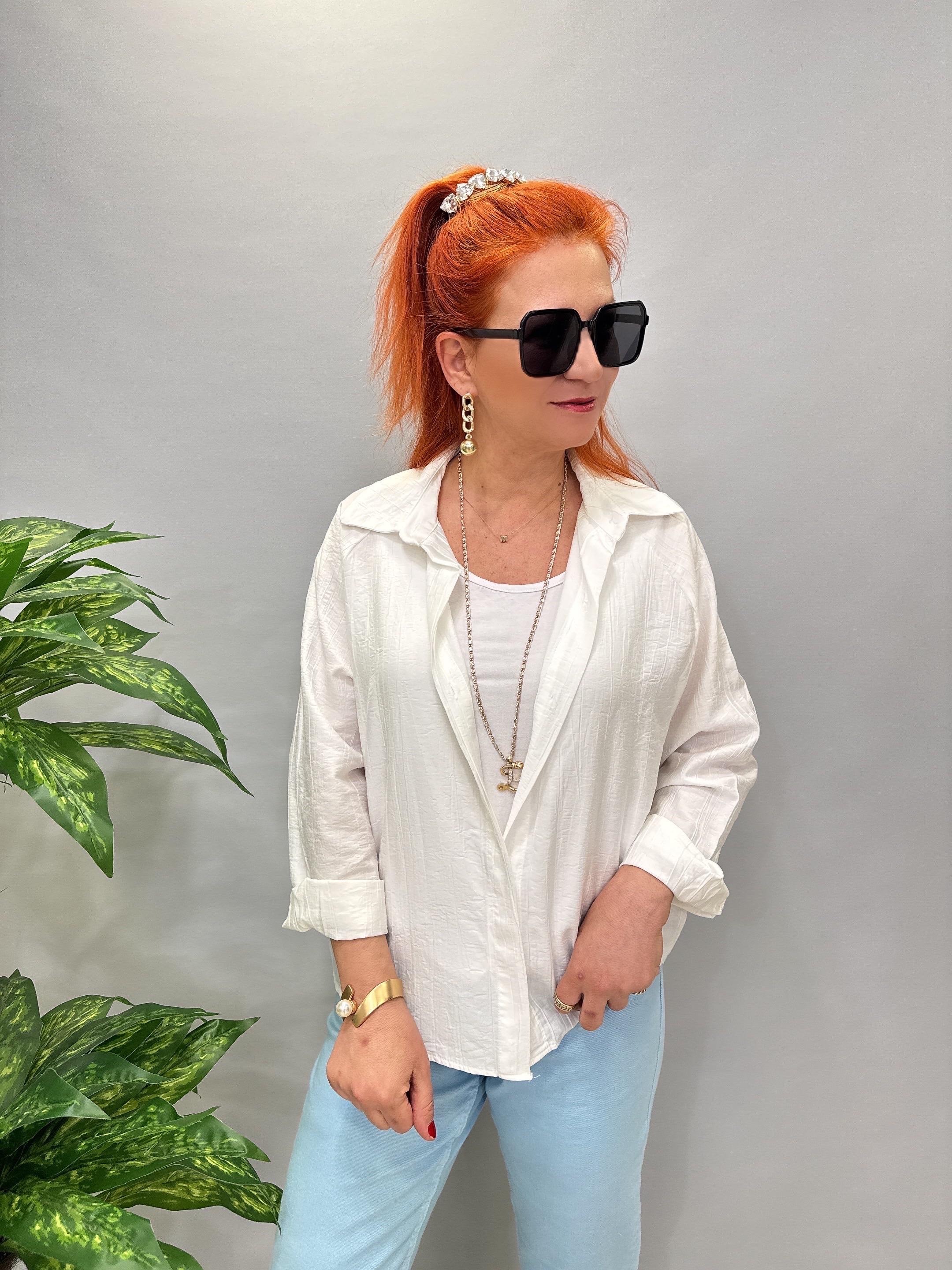 8890 SIRT FİLE DEYAY GÖMLEK EKRU