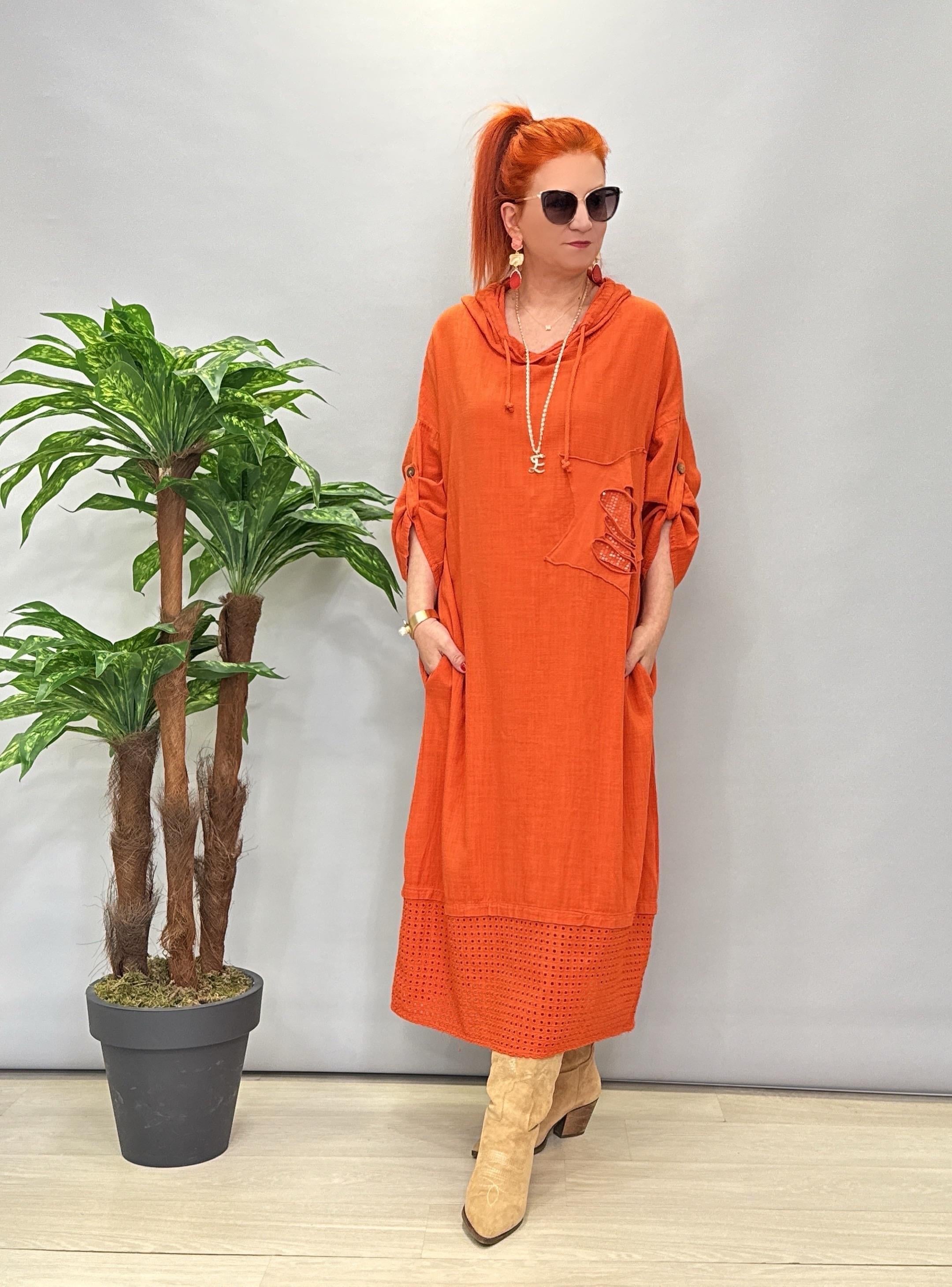 9070 PAMUKLU ELBİSE TARÇIN 