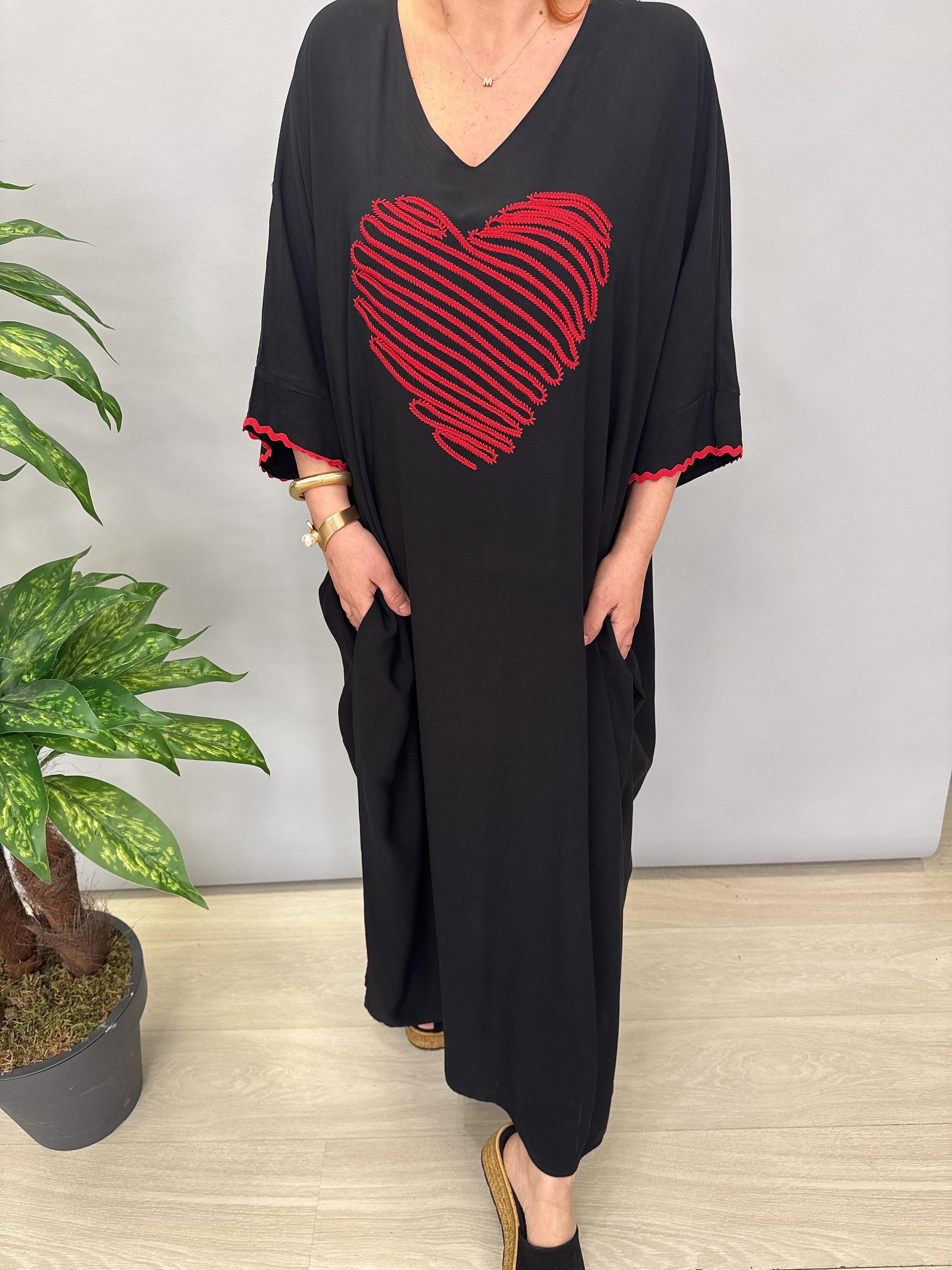 MNS 9988 PAMUKLU VİSKON ELBİSE SİYAH 