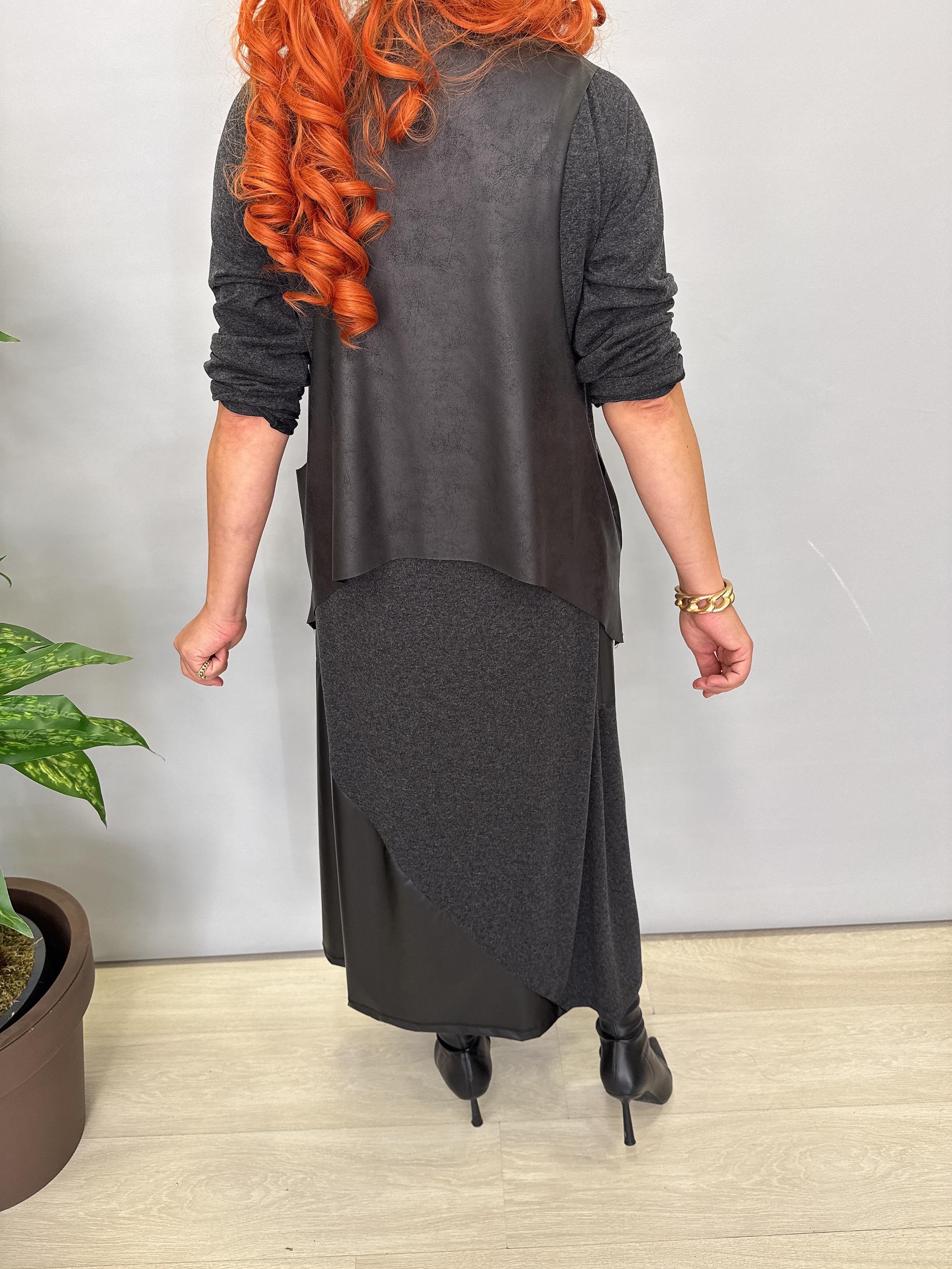 DR 5001 Deri yelek (ELBİSE DAHİL DEĞİLDİR)