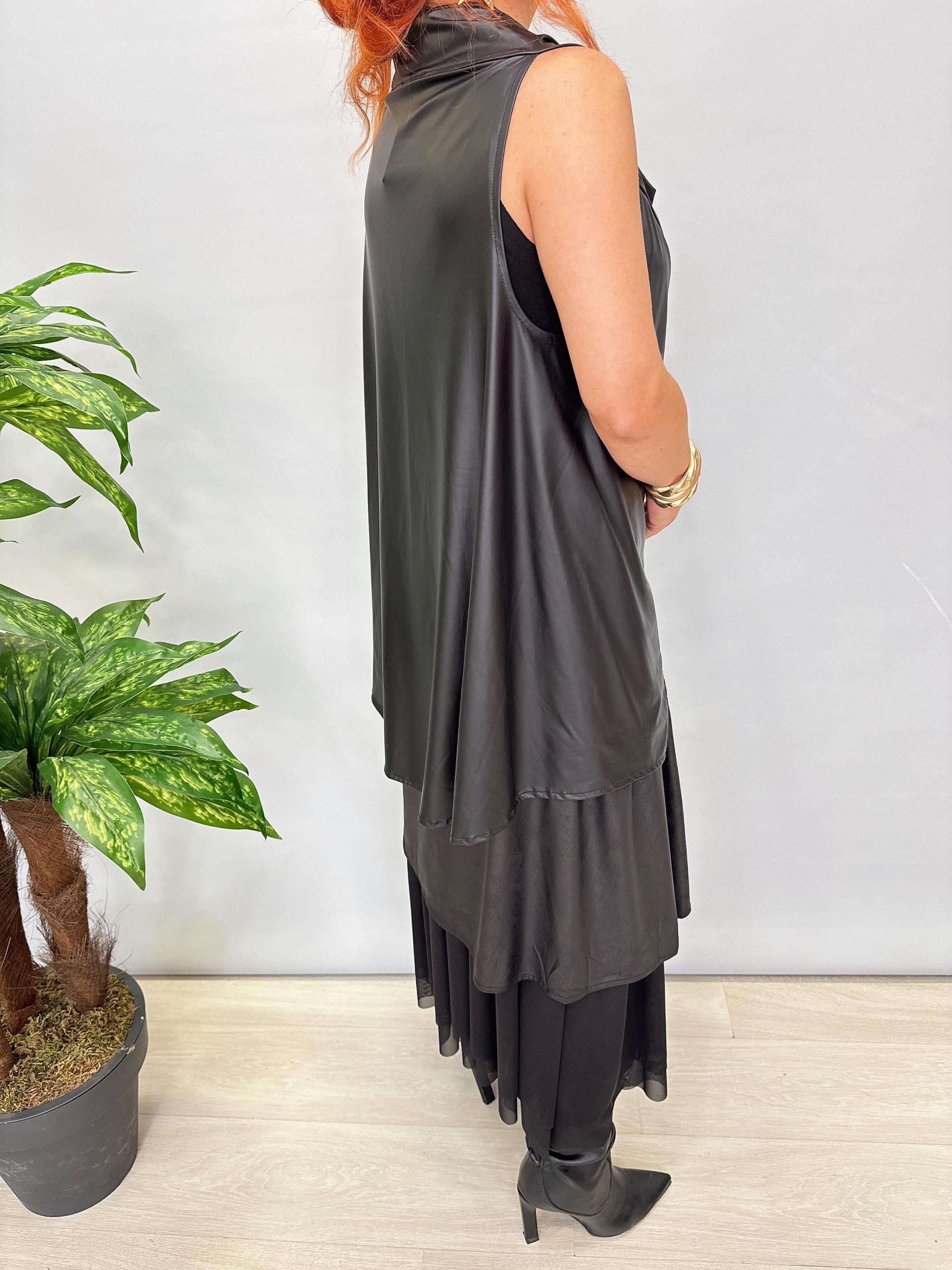 DR 8024 Deri görünümlü Yelek