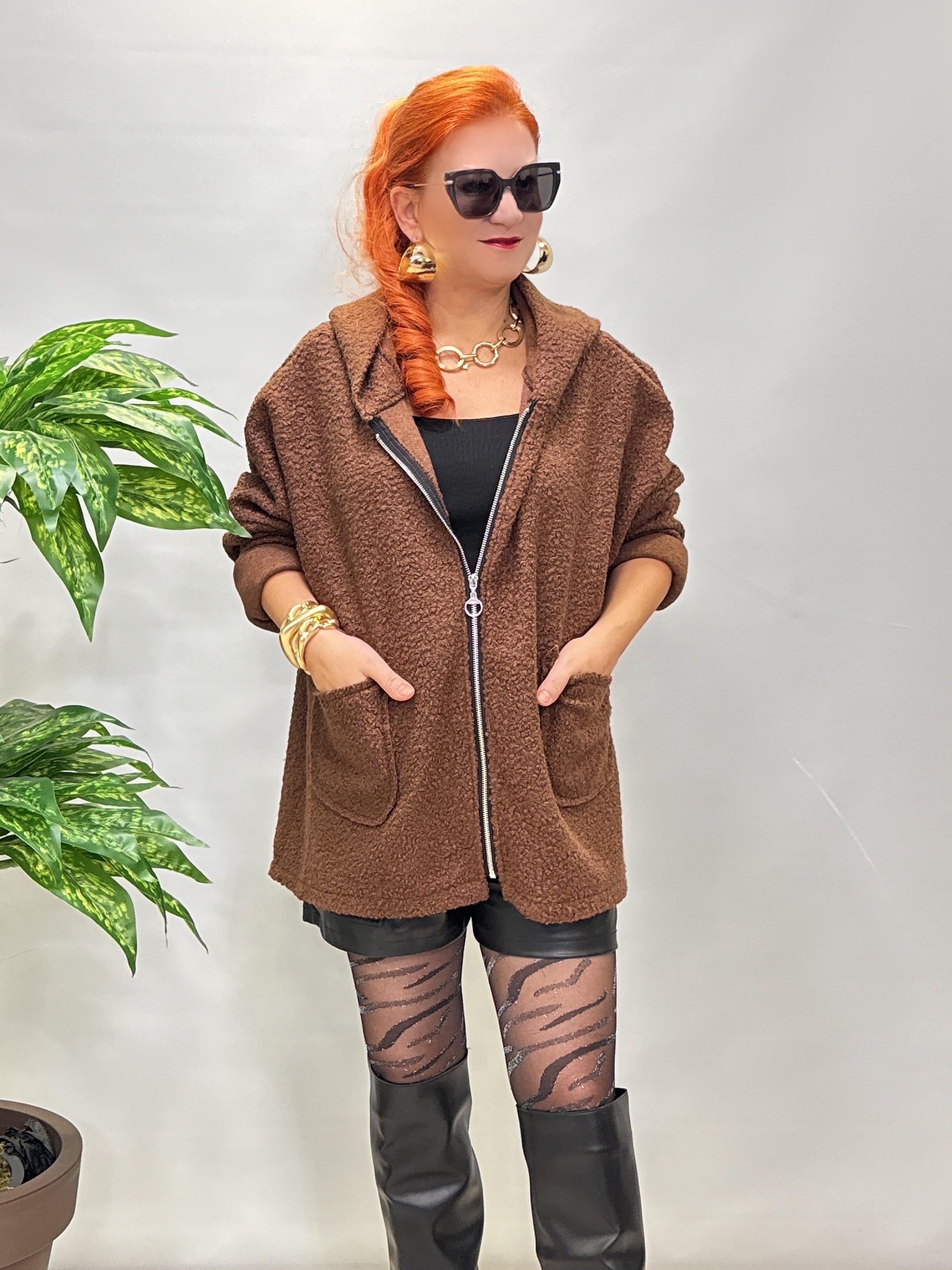 MNS 0814 İTALYAN BUKLET KABAN KAHVE