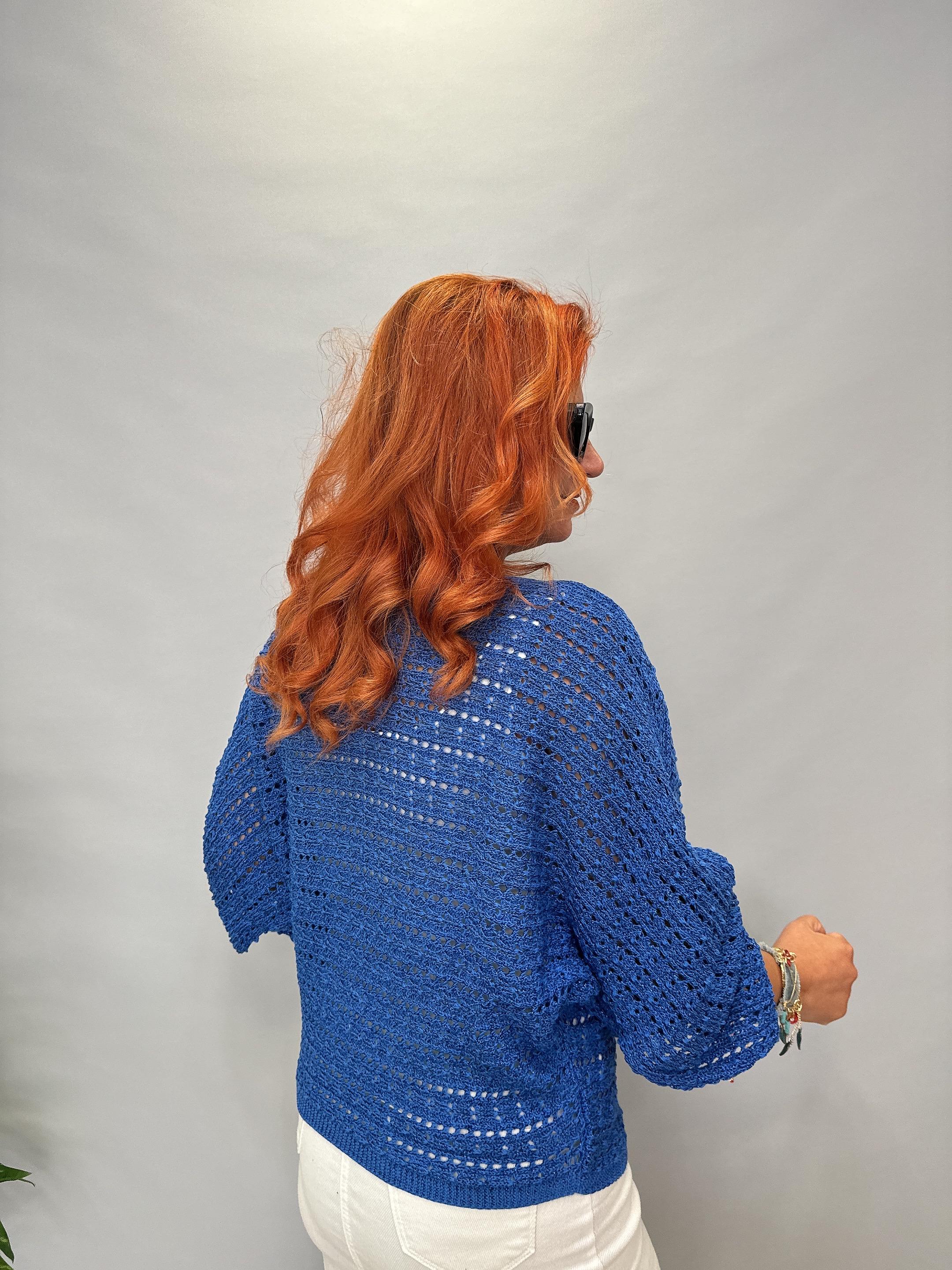 MNS 11068 KOL DETAY SİMLİ FİLE BLUZ  42 BEDENE KADAR UYUMLUDUR  SAKS