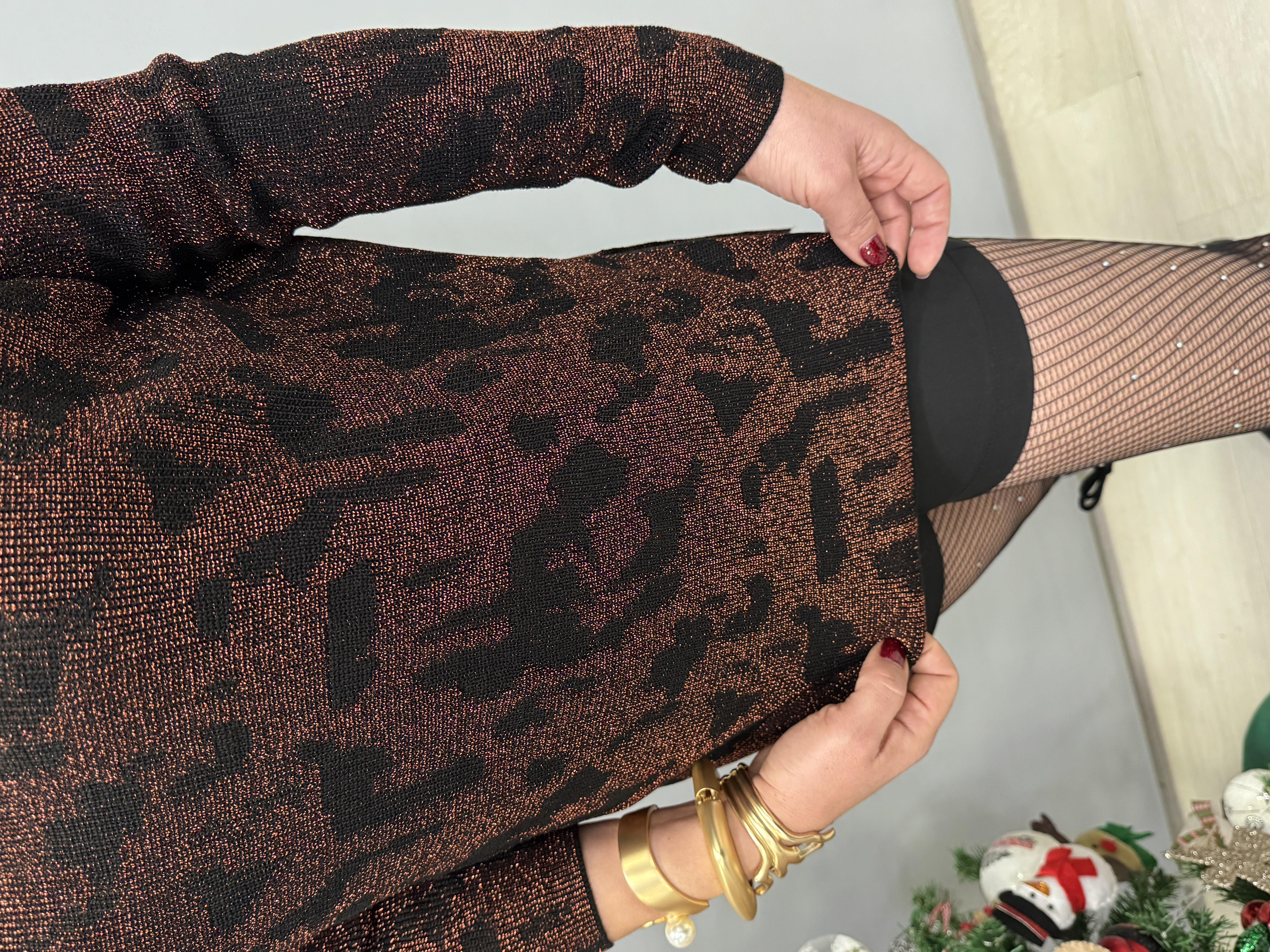 DVL MNS 12541 V YAKA SİM DETAY TRİKO BRONZ