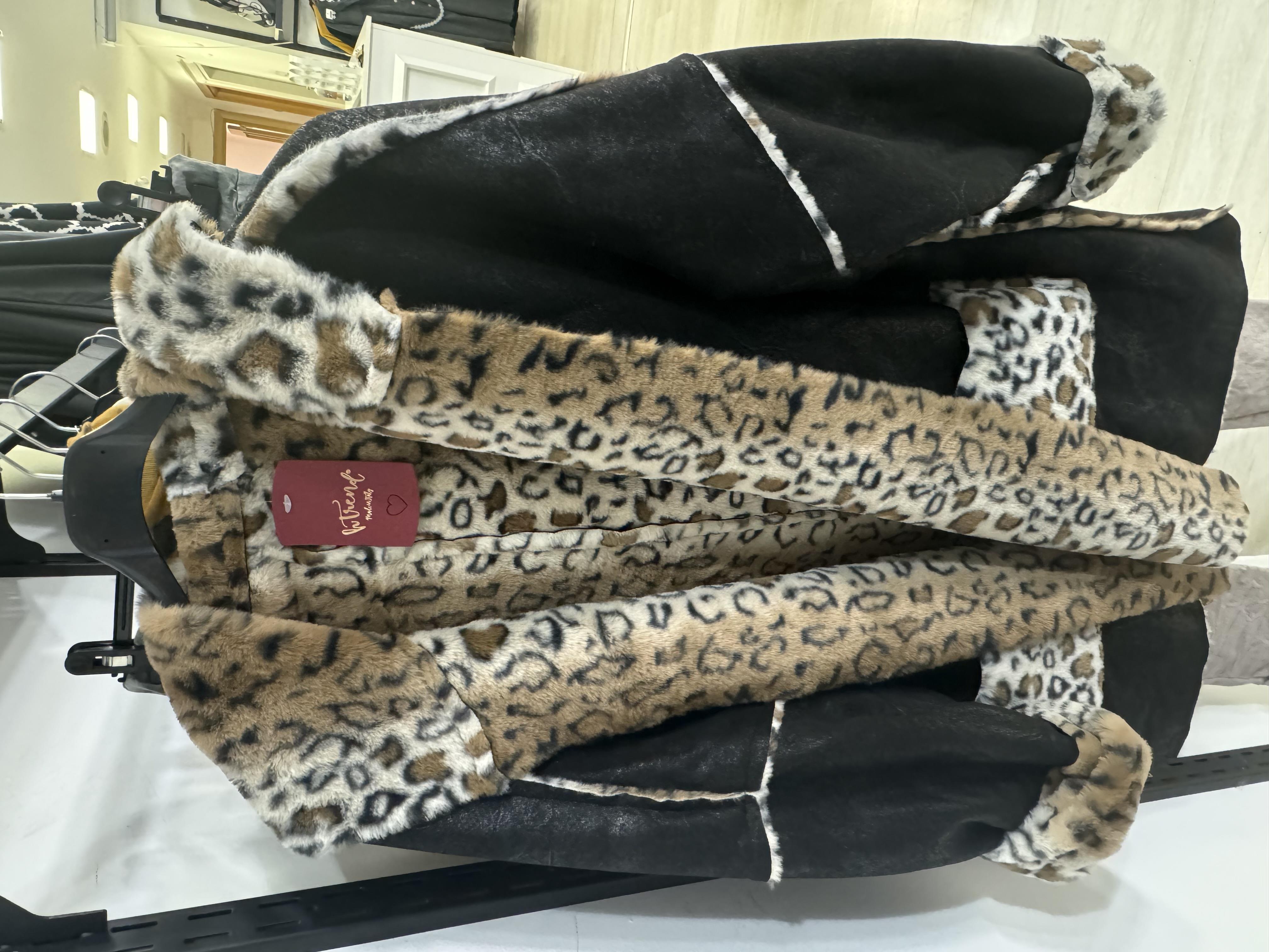 MNS 1728 İTALYAN ÇİFT TARAFLI ÖZEL PREMIUM DOKU KÜRK SİYAH