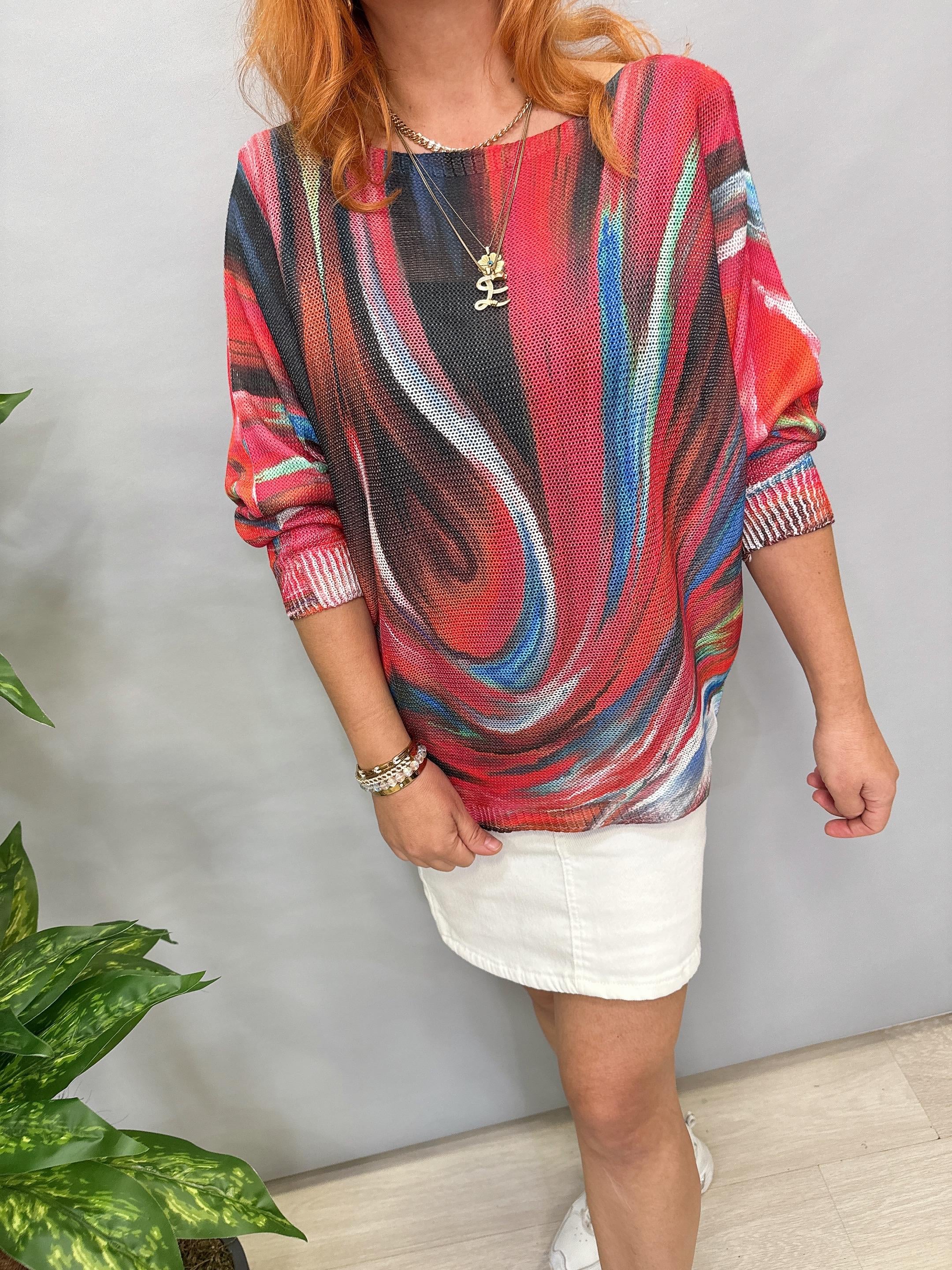 MNS 2522 İTALYAN EBRULİ MERSERİZE  KIRMIZI