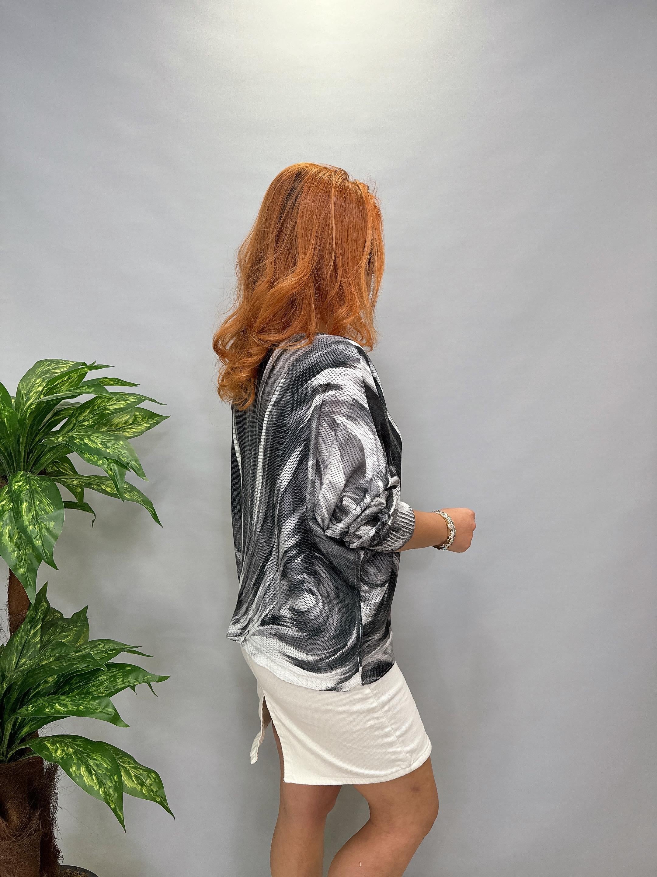 MNS 2522 İTALYAN EBRULİ MERSERİZE  SİYAH