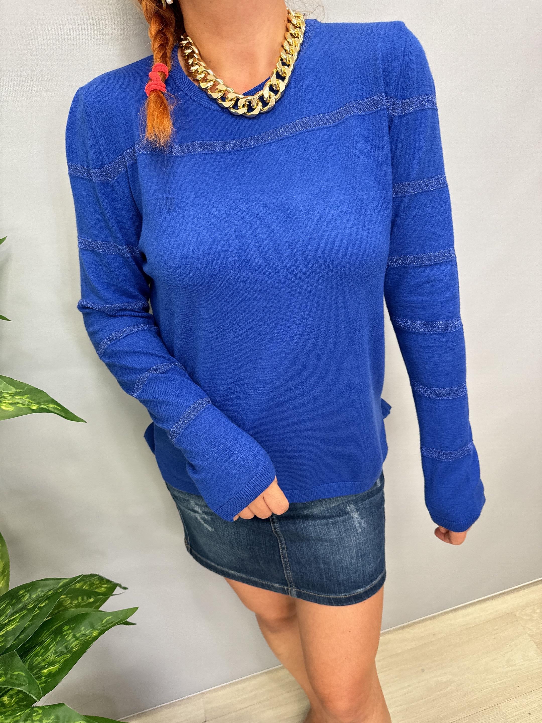 MNS 31048 ŞERİT SİM DETAY SOFT TOUCH BLUZ 42 BEDENE KADAR UYUMLUDUR SAKS