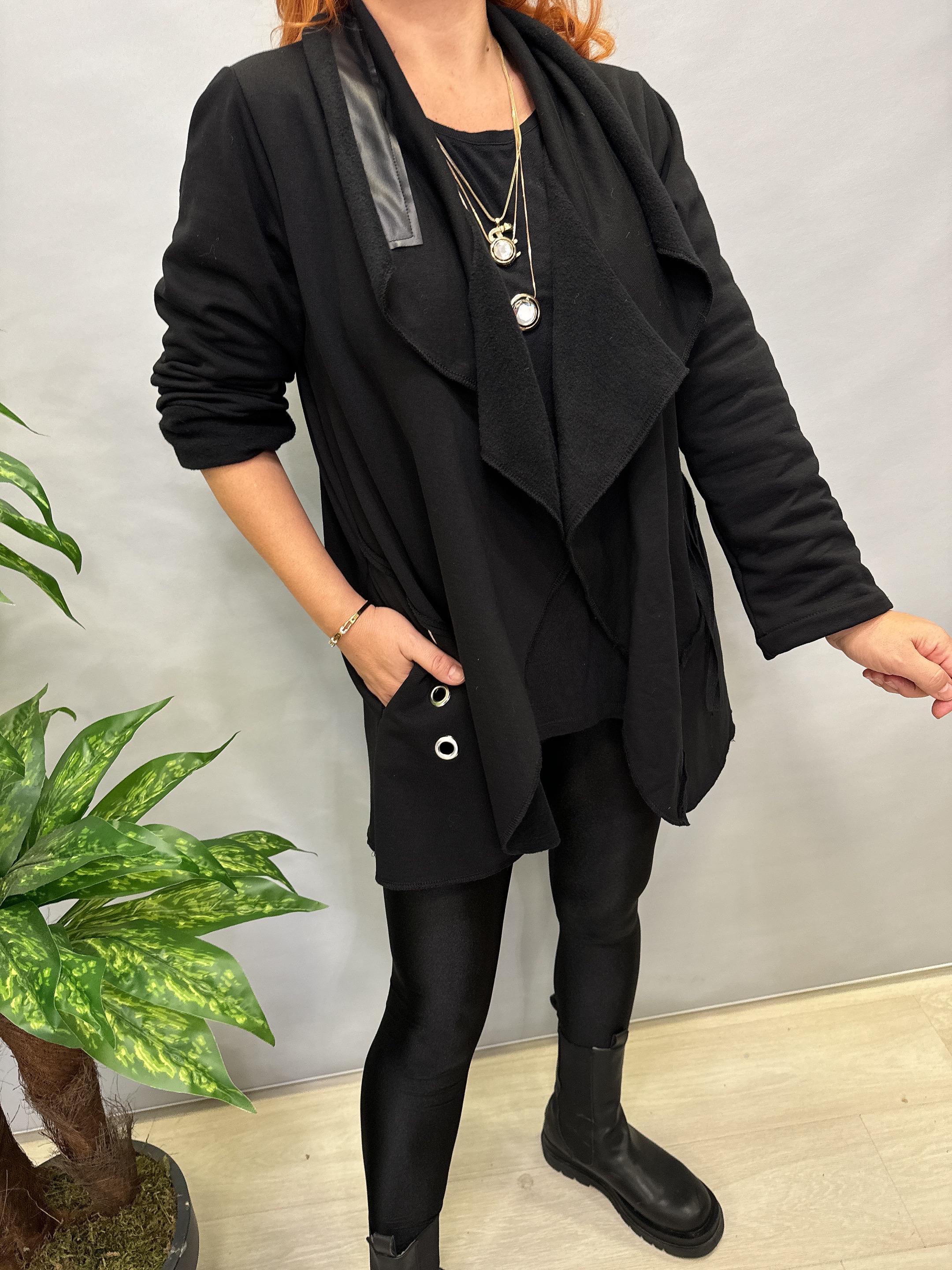 MNS 5077 KUŞGÖZÜ DETAY TASARIM CEKET  46 BEDENE KADAR UYUMLU 