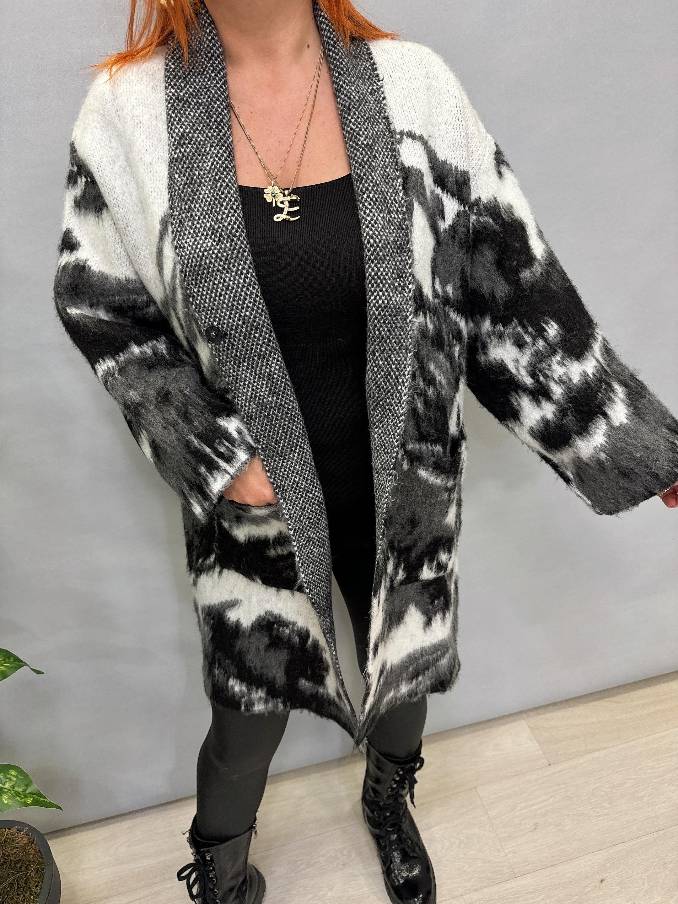 MNS 7272  YUMUŞAK DOKU TOK YAPI  CEKET GRİ