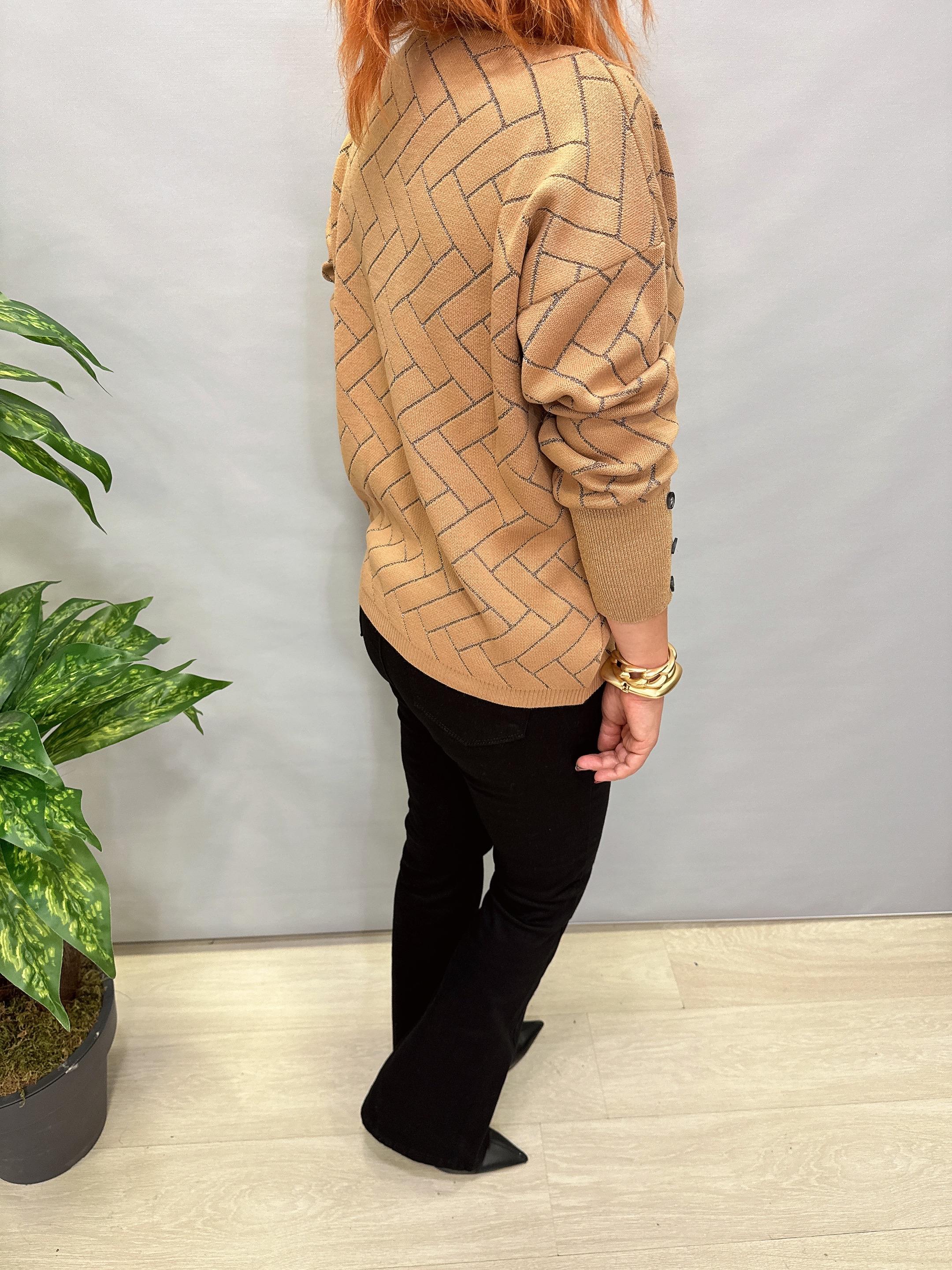 YNY MNS 21124 SİMLİ KOL DÜĞME DETAY TRİKO VİZON