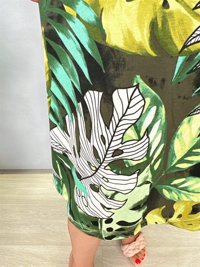  BDY 1 BEDEN KÜÇÜK ALINIZ 2464 Salaş Likralı Viskon Penye Elbise 