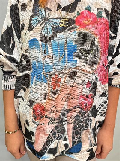  MNS 5675 İTALYAN TOPUK DESEN TRİKO TAŞ