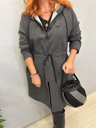 02635 MNS İTALYAN KAŞE KABAN ANTRASİT