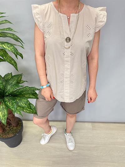 2030 Fisto Detay Bluz Taş