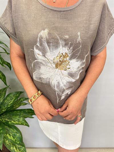 1090 Italyan Bluz Vizon