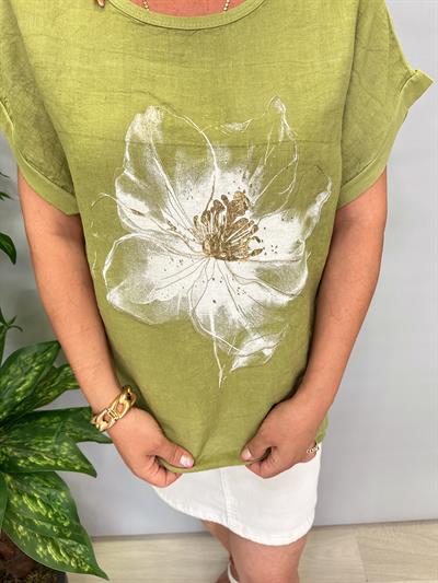 1090 Italyan Bluz Yeşil