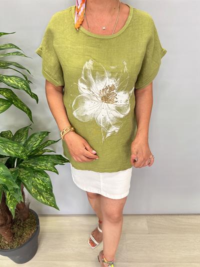 1090 Italyan Bluz Yeşil