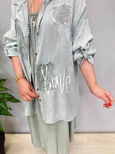 1260 İtalyan Gömlek Mint yeşili 