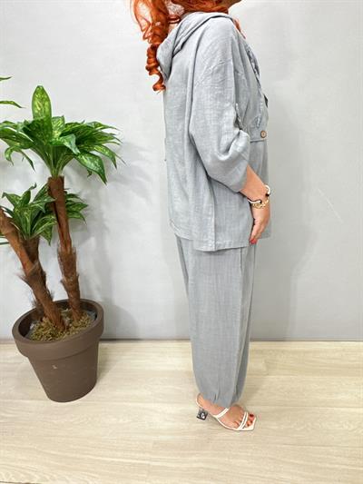 1404 Pamuklu Takım Gri