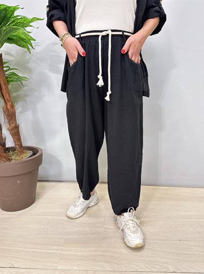 1404 Pamuklu Takım Siyah