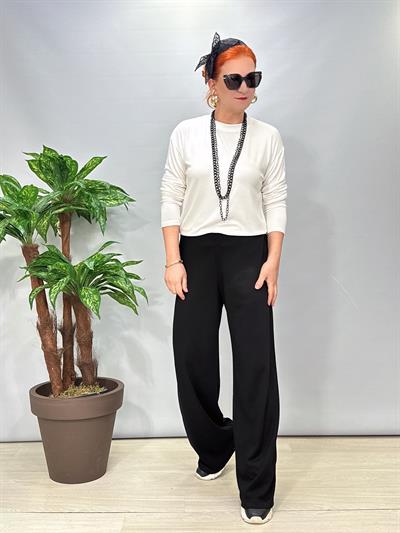 1408 Günlük Modal Pantolon Siyah