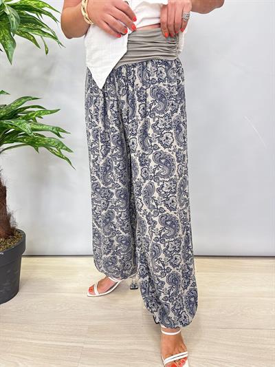 1495 PREMIUM İTALYAN VISCOS ŞALVAR  VİZON 46 BEDENE KADAR UYUMLU 