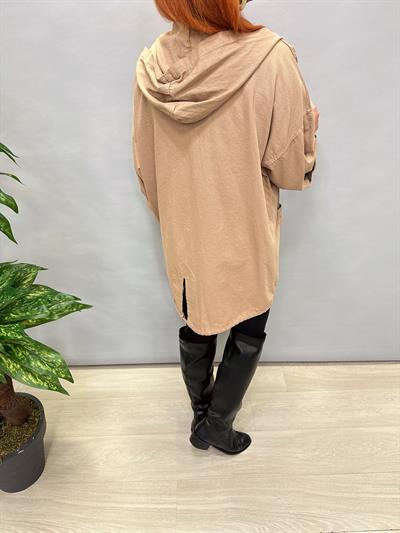 20255 PAYET DETAYLI GABARDİN CEKET TAŞ (TAKIM DEĞİLDİR)