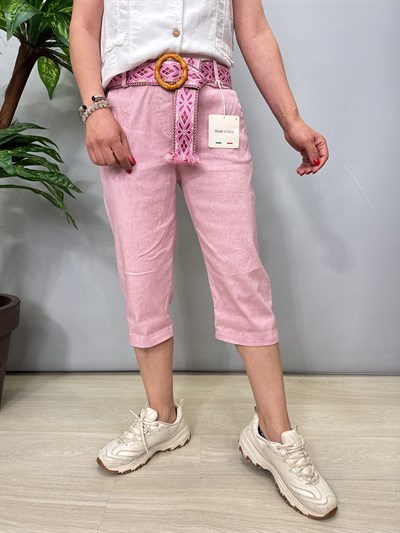 2106 Italyan Capri Pantolon Pudra