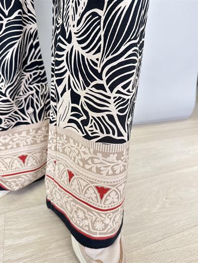 21088 BEJ/SİYAH PANTOLON 