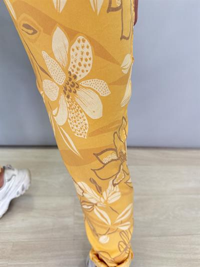 MNS 21191 İTALYAN DESENLİ PANTOLON 38-46 BEDENE  UYGUN SARI