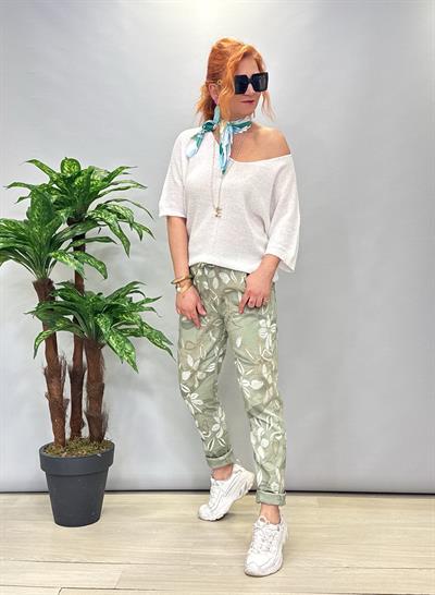 MNS 21191 İTALYAN DESENLİ PANTOLON 38-46 BEDENE  UYGUN HAKİ