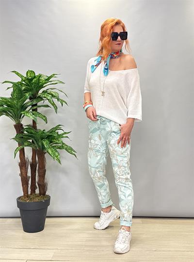 MNS 21191 İTALYAN DESENLİ PANTOLON 38-46 BEDENE  UYGUN MİNT