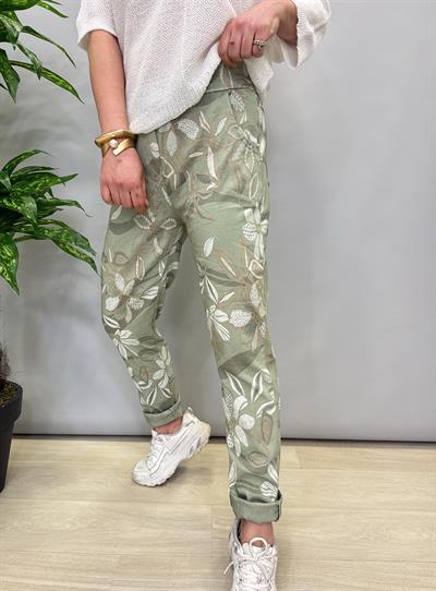 MNS 21191 İTALYAN DESENLİ PANTOLON 38-46 BEDENE  UYGUN HAKİ