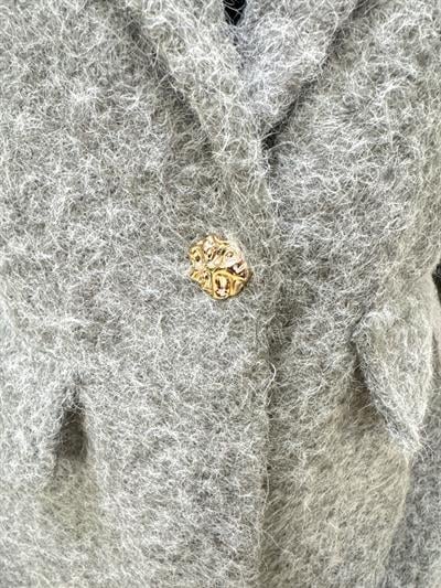 2128 Kaşe Blazer Kaban Gri