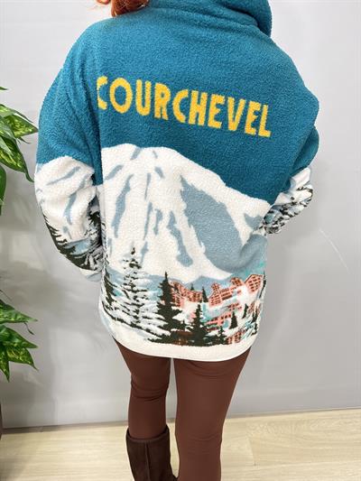 2226 Winter Seri Peluş Sweatshirt