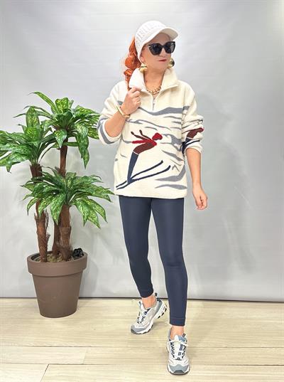 2226 Winter Seri Peluş Sweatshirt