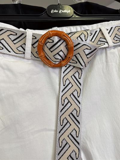 2266 Italyan Capri Pantolon Beyaz