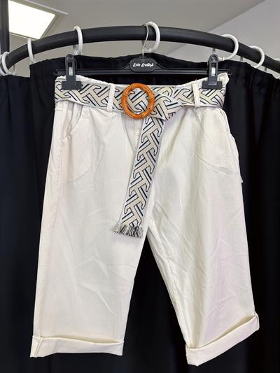 2266 Italyan Capri Pantolon Krem